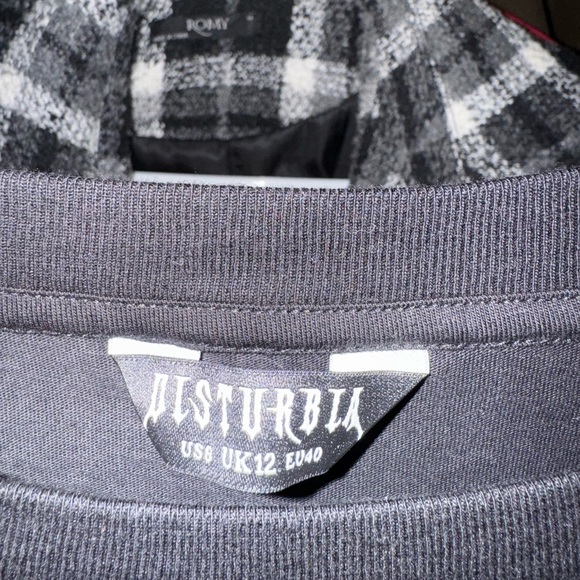 Disturbia ‘Momento Mori’ Shirt Dress NWOT - Picture 5 of 5